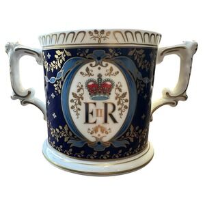 Royal Crown Derby Queen Elizabeth II 95th Birthday Loving Cup 2021 Ltd Ed 94/250
